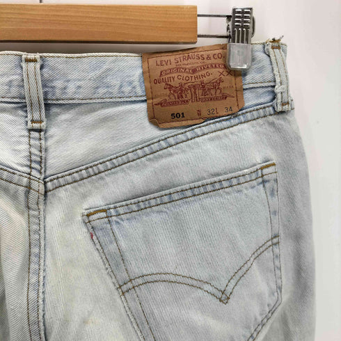 リーバイス Levis 90s カナダ製 ボタン裏216 501 ボタンフライデニム メンズ W32L34