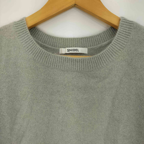 スナイデル snidel シースルーショルダーニットプルオーバー レディース ONE SIZE