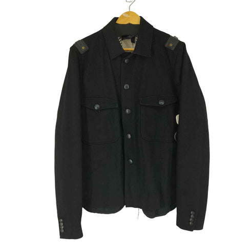 ディーゼルブラックゴールド DIESEL BLACK GOLD ウールカシミヤ混ミリタリージャケット メンズ import:XL