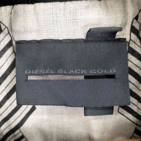 ディーゼルブラックゴールド DIESEL BLACK GOLD ウールカシミヤ混ミリタリージャケット メンズ import:XL