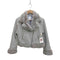 PATTERN fiona フェイクムートン ライダースジャケット レディース JPN:M