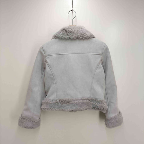 PATTERN fiona フェイクムートン ライダースジャケット レディース JPN:M