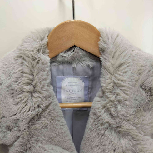 PATTERN fiona フェイクムートン ライダースジャケット レディース JPN:M