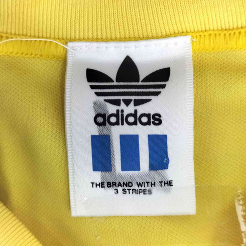 アディダス adidas 90s デサント製 両面ロゴプリントゲームシャツ メンズ L-O