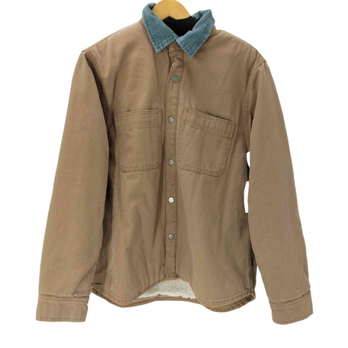 ステューシー Stussy Sherpa Lined Work Shirt シェルパ ライン ワーク ボア ジャケット メンズ import:M