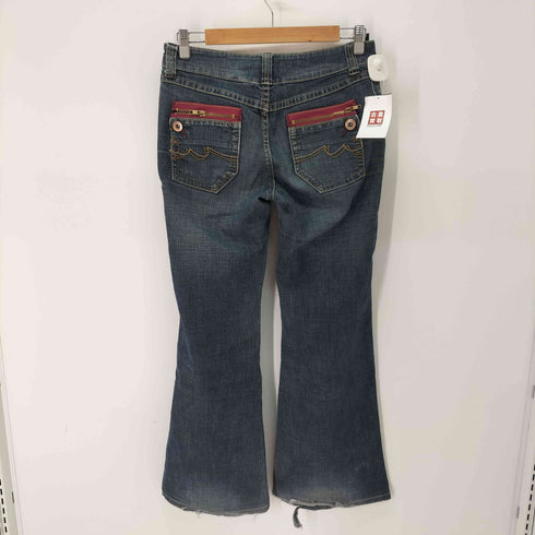 マサキマツシマ MASAKI MATSUSHIMA ローライズ フレア デニム Y2K レディース W70