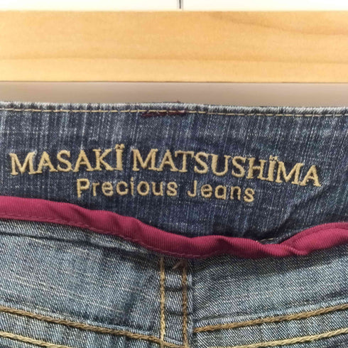 マサキマツシマ MASAKI MATSUSHIMA ローライズ フレア デニム Y2K レディース W70