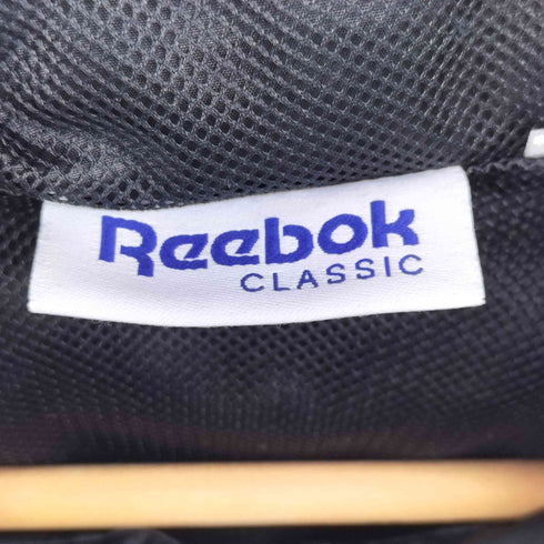 リーボッククラシック REEBOK CLASSIC ロゴ プリント フーデッド ジップアップ ジャケット メンズ import:M