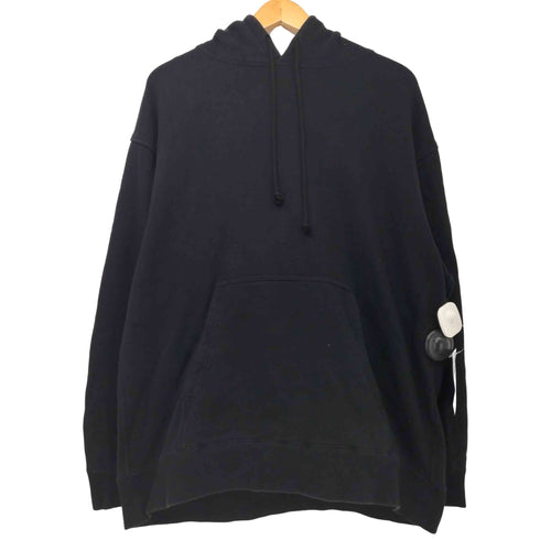 ヨウジヤマモトプールオム Yohji Yamamoto POUR HOMME 22AW 30/10 FLEECE SIGNATURE EMBROIDERY HODDIE フード 刺繍 プルオーバーパーカー メンズ JPN:3