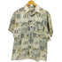 80-90S C&A 総柄 コットン S/S シャツ メンズ import:L