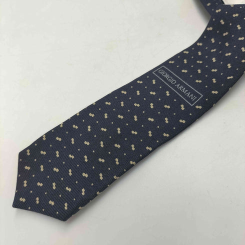 アルマーニコレツィオーニ ARMANI COLLEZIONI 総柄 シルク ネクタイ メンズ