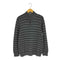 バーニーズニューヨーク BARNEYS NEWYORK イタリア製 アクリル メリノウール ボーダー ハーフジップ ニット メンズ import:L