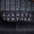 バーニーズニューヨーク BARNEYS NEWYORK イタリア製 アクリル メリノウール ボーダー ハーフジップ ニット メンズ import:L