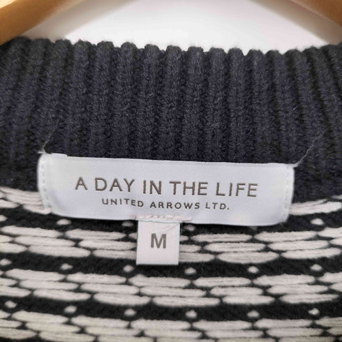 アデイインザライフユナイテッドアローズ A day in the life UNITED ARROWS 25AW バーズアイ ニット メンズ JPN:M