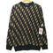 アデイインザライフユナイテッドアローズ A day in the life UNITED ARROWS 25AW アブストラクト パターン ニット メンズ JPN:M