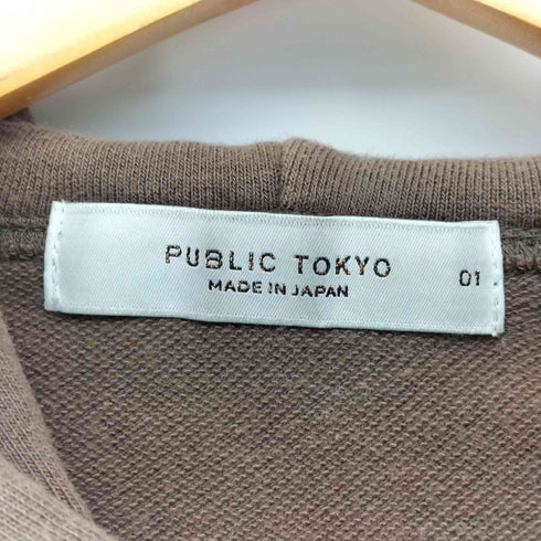 パブリックトウキョウ PUBLIC TOKYO 極 フード プルオーバー パーカー メンズ JPN:1