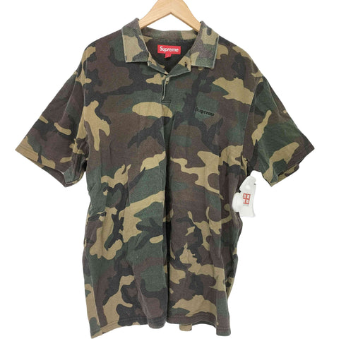 シュプリーム Supreme 25SS Washed Camo Polo メンズ import:L