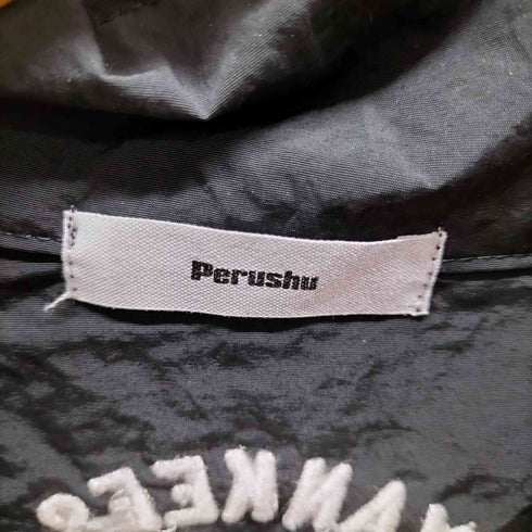 ペルーシュ Perushu NY ニューヨーク スタンドネックナイロンブルゾン メンズ JPN:L