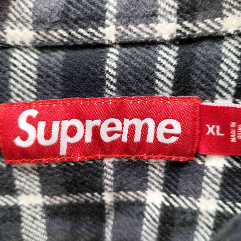 シュプリーム Supreme Old English Plaid Flannel Shirt メンズ import:XL