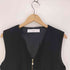 トッコクローゼット tocco closet パールファスナーチャーム付きファー切り替えペプラムジレベスト レディース JPN:M