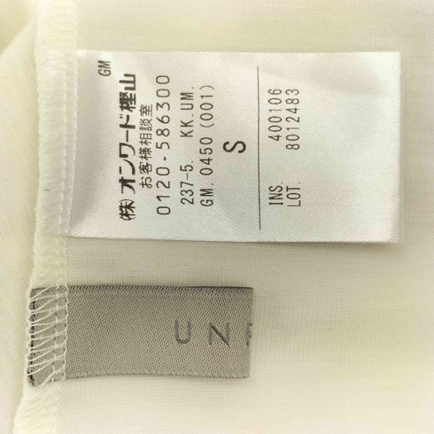 アンフィーロジユウク unfilo 自由区 BEAUTY FORM-T バックフレアTシャツ レディース JPN:S