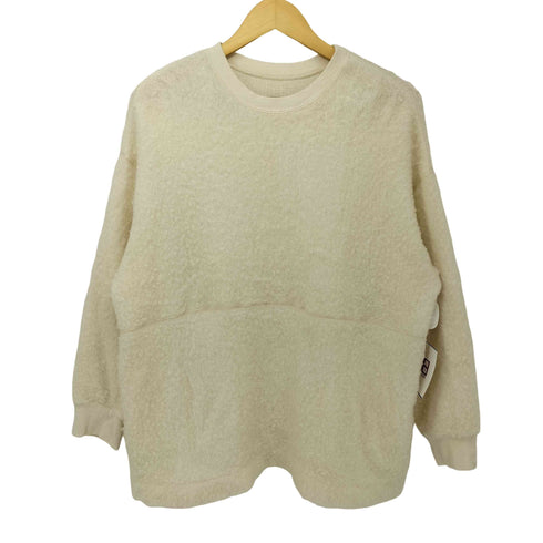 ネストローブ nest Robe ウールナッピングパイル クルーネックプルオーバー レディース FREE