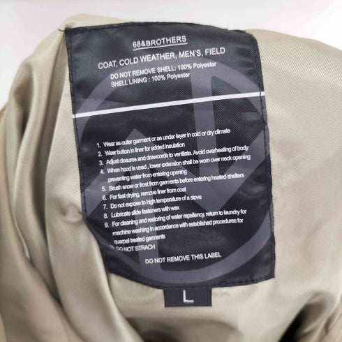 シックスティエイトアンドブラザーズ 68&BROTHERS M65 FIELD JACKET ポリエステル フィールド ジャケット メンズ