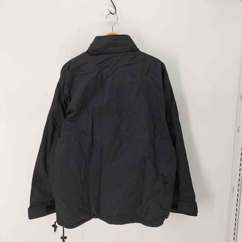 ギャップ Gap 90s 襟フリース 裏地メッシュ ドローコード ナイロン アノラックパーカー メンズ import:M