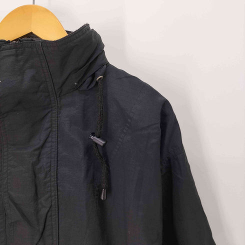 ギャップ Gap 90s 襟フリース 裏地メッシュ ドローコード ナイロン アノラックパーカー メンズ import:M