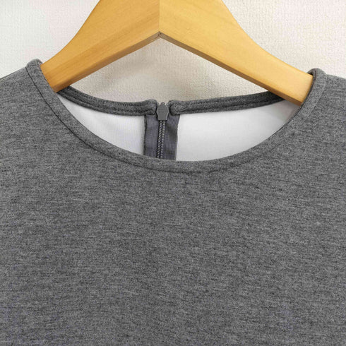 Fit more ボリュームタックペプラムトップス レディース FREE
