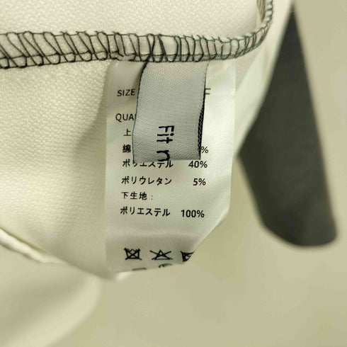Fit more ボリュームタックペプラムトップス レディース FREE