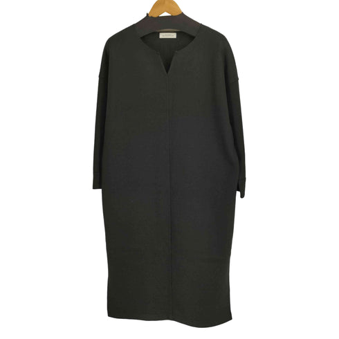 グリーンレーベルリラクシング GREEN LABEL RELAXING FFC ニットメルトン Vネック ワンピース レディース