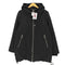 ザラ ZARA trf フード付き 中綿ブルゾン 裾ドローコード レディース import:M