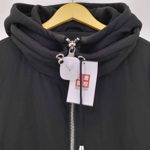 ザラ ZARA trf フード付き 中綿ブルゾン 裾ドローコード レディース import:M