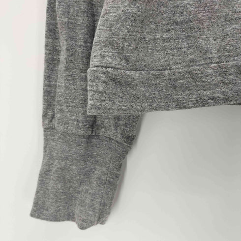 アメリカーナ Americana FASHIONABLE 両面プリント ロングスリーブクルーネックTシャツ レディース