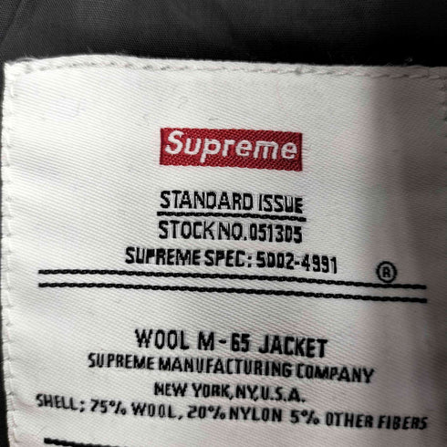 シュプリーム Supreme WOOL M-65 JACKET メンズ import:M