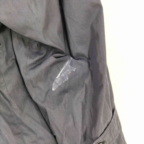 アクアスキュータム AQUASCUTUM 60S イングランド製 AQUA5 比翼 ステンカラー コート メンズ