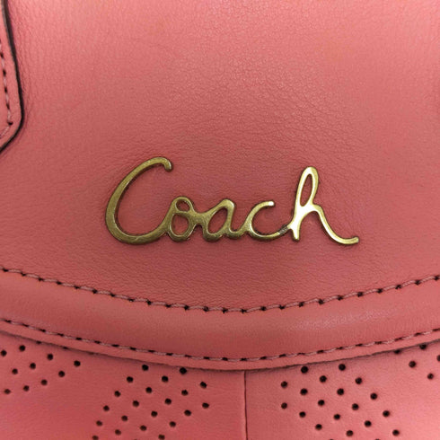 コーチ COACH オプアート パンチングレザー 2way ショルダーバッグ レディース
