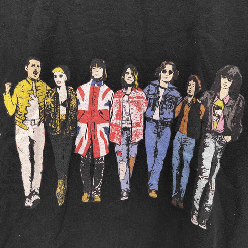 MIYAGIHIDETAKA ROCK PRINT REMAKE TEE メンズ JPN:L