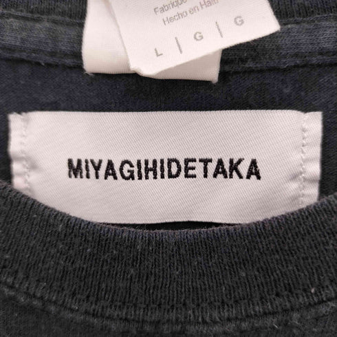 MIYAGIHIDETAKA ROCK PRINT REMAKE TEE メンズ JPN:L