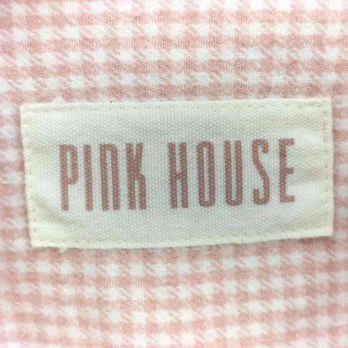 ピンクハウス PINK HOUSE ピコフリル ギンガムチェックシャツ レディース