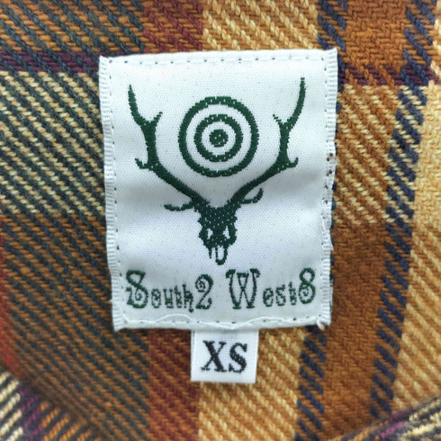 サウスツーウェストエイト SOUTH2 WEST8 チェック メキシカンパーカー メンズ JPN:XS
