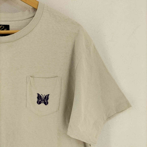 ニードルズ Needles パピヨン 刺繍 ポケット Tシャツ メンズ JPN:M