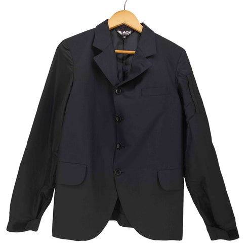 ブラックコムデギャルソン BLACK COMME des GARCONS 20SS MA-1 アーム 切り替え 段返り 4B テーラード ジャケット AD2019 メンズ import:M