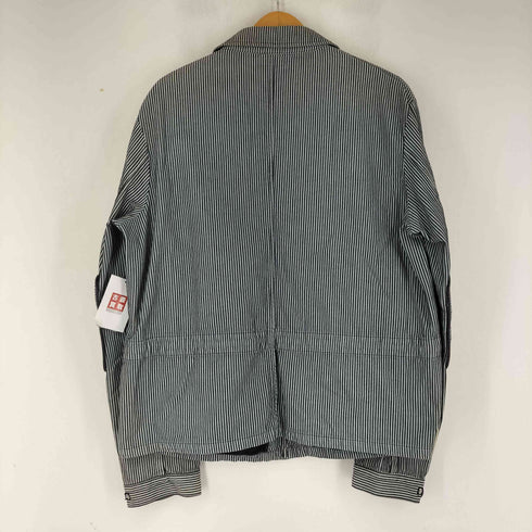 アルマーニジーンズ ARMANI JEANS 00S ヒッコリーストライプ カバーオール メンズ JPN:50