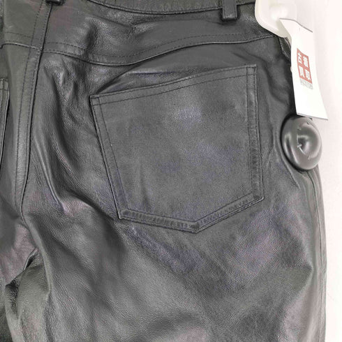 JEANOLOGY レザー フレアパンツ メンズ JPN:4