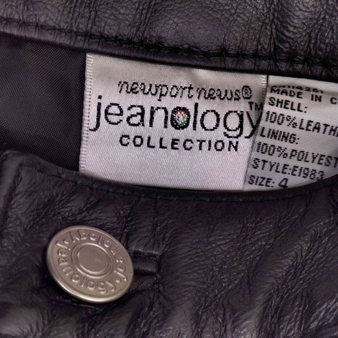 JEANOLOGY レザー フレアパンツ メンズ JPN:4