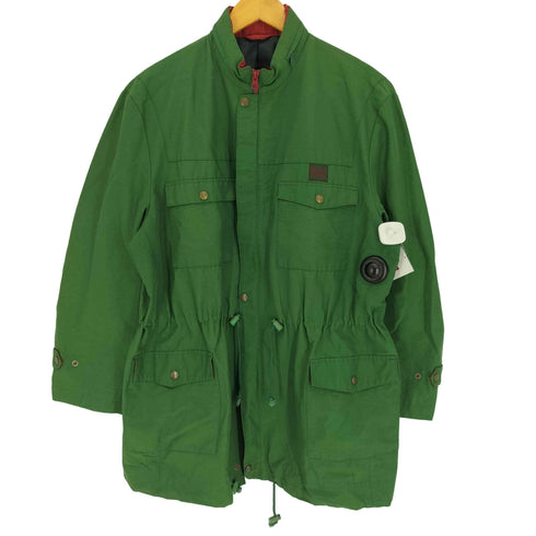 パパス papas ISLAND THE GREAT TRAVEL WEAR 60/40 ロクヨンクロス 比翼 ジップアップ ジャケット フードパッカブル メンズ