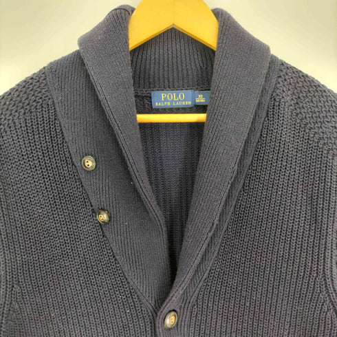 ポロバイラルフローレン Polo by RALPH LAUREN ショールカラー コットンニットカーディガン メンズ import:XS
