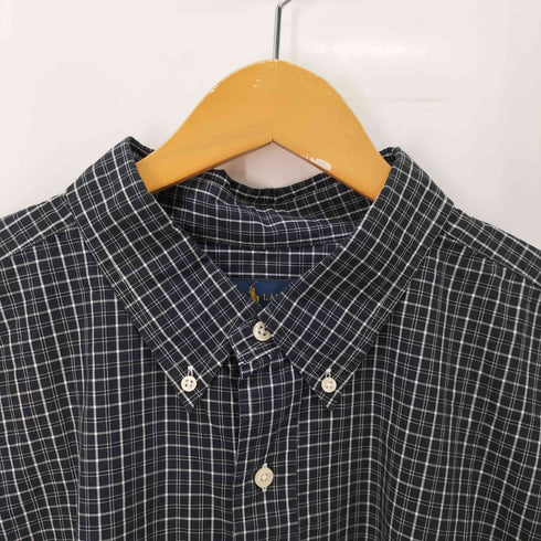 ラルフローレン RALPH LAUREN ブラックベース ボタンダウンシャツ メンズ 3XL TALL